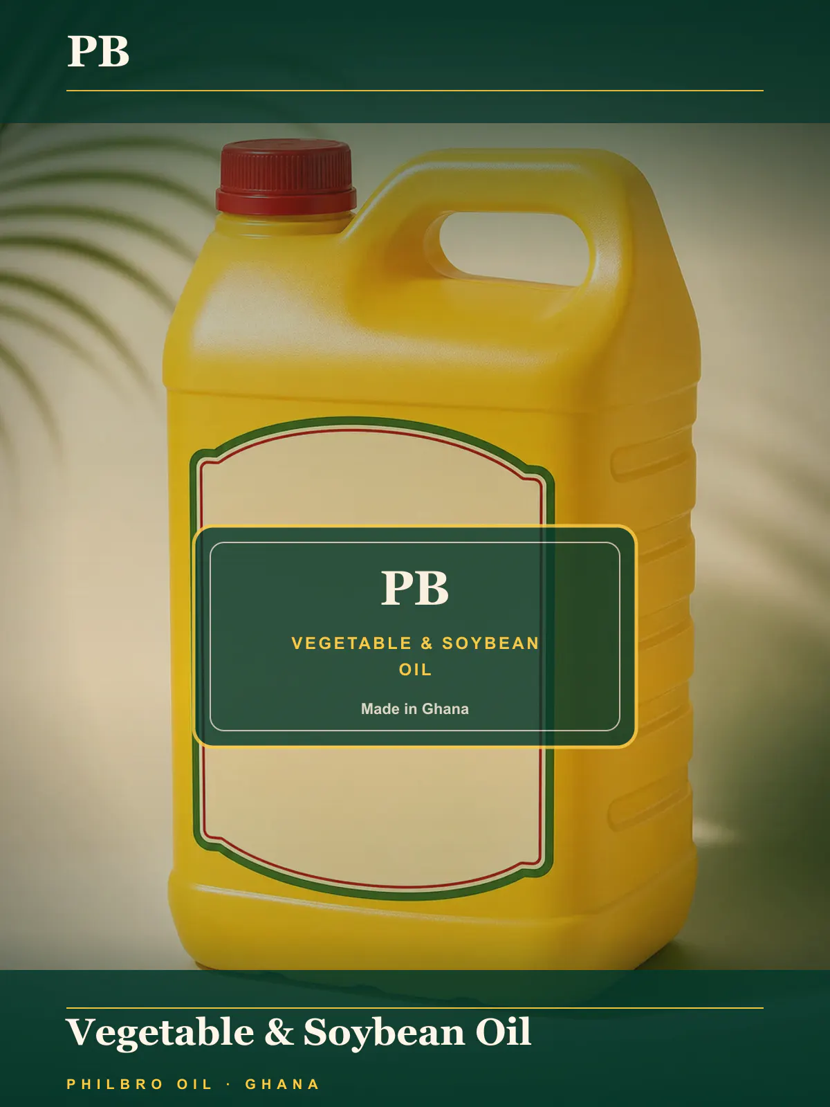 PB Vegetable & Soybean Oil — Vegetable and soybean blend for value-conscious trade buyers.