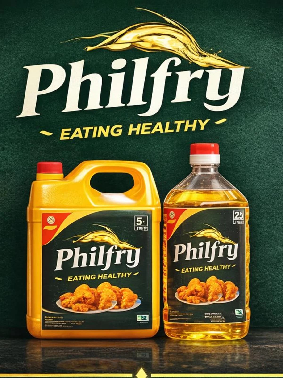Philfry Vegetable Oil — 100% vegetable oil for the everyday Ghanaian kitchen.